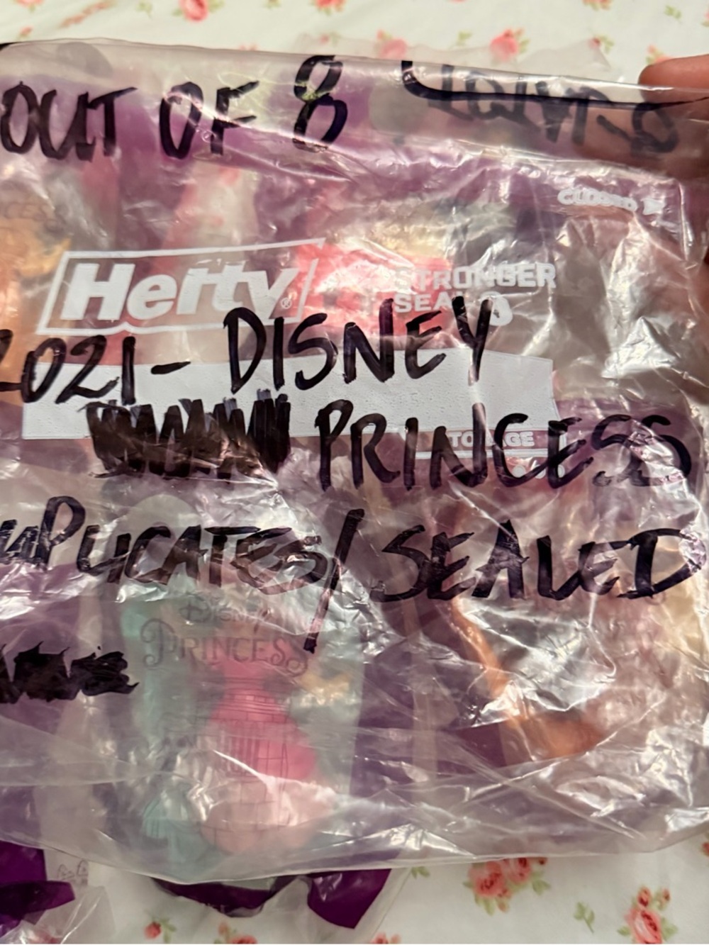 2021 Disney Princesses Mcdonald's set of 5 sealed toys